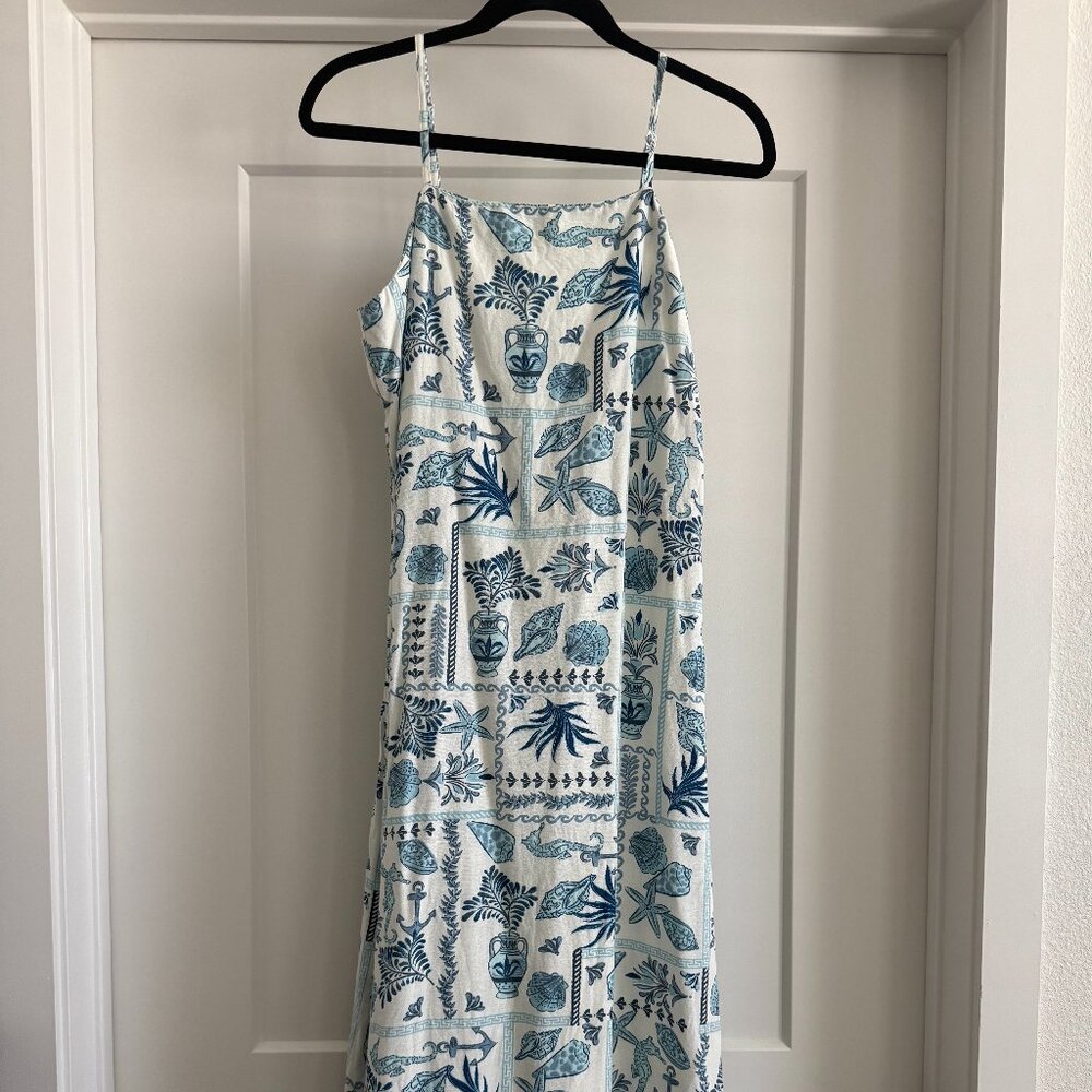 Coastal-Inspired Maxi Dress – Size Large – NEW from Japna